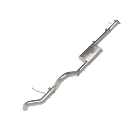 AFE High Tuck, Stainless Steel, With Muffler, 3 Inch Pipe Diameter, Single Exhaust With Single Exit 49-43135